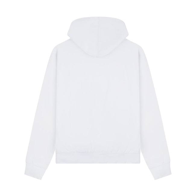 White - Back - Casual Classics Unisex Adult Premium Combed Cotton Oversized Hoodie