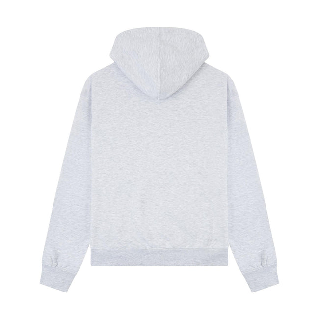 Ash Grey - Back - Casual Classics Unisex Adult Premium Combed Cotton Oversized Hoodie