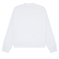 White - Back - Casual Classics Unisex Adult Premium Combed Cotton Extended Neckline Boxy Oversized Sweatshirt