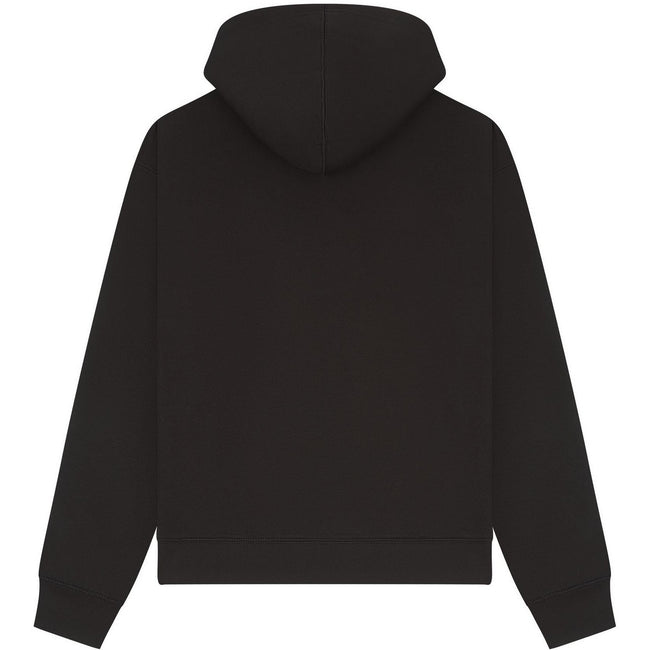 Black - Back - Casual Classics Unisex Adult Premium Combed Cotton Boxy Oversized Hoodie