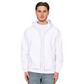 White - Lifestyle - Casual Classics Unisex Adult Premium Combed Cotton Boxy Oversized Full Zip Hoodie