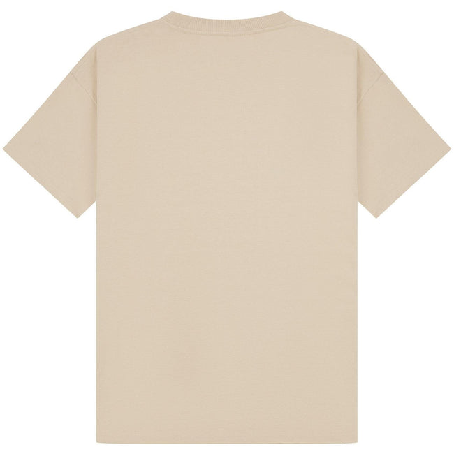 Sand - Front - Casual Classics Unisex Adult Supreme Combed Cotton Organic Oversized T-Shirt