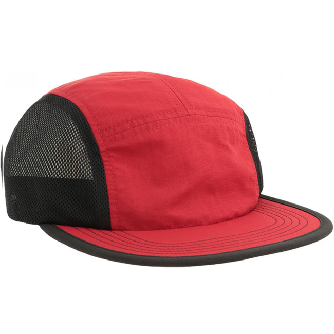 Red - Front - Atlantis Unisex Adult Erie Retro Technical Recycled Cap
