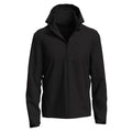 Black Opal - Front - Stedman Mens Lux Hooded Soft Shell Jacket