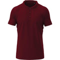 Bordeaux - Front - Stedman Mens Stretch Polo Shirt