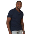 Marina Blue - Back - Stedman Mens Stretch Polo Shirt