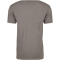 Stone Grey - Back - Next Level Apparel Unisex Adult CVC T-Shirt