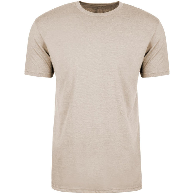 Sand - Front - Next Level Apparel Unisex Adult CVC T-Shirt