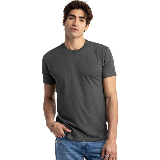Heather Heavy Metal - Side - Next Level Apparel Unisex Adult CVC T-Shirt