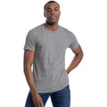 Dark Heather Grey - Side - Next Level Apparel Unisex Adult CVC T-Shirt