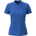 Bright Royal - Front - Stedman Womens-Ladies Lux Cotton Polo Shirt