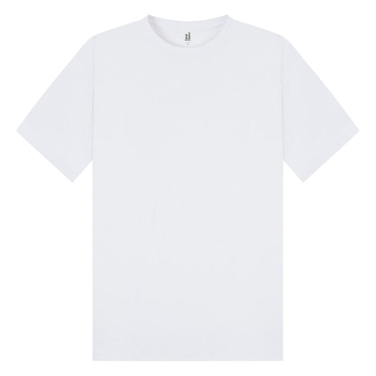 White - Front - Casual Classics Unisex Adult Combed Ringspun Cotton Oversized T-Shirt