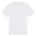 White - Front - Casual Classics Unisex Adult Combed Ringspun Cotton Oversized T-Shirt