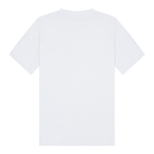 White - Back - Casual Classics Unisex Adult Combed Ringspun Cotton Oversized T-Shirt