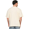 Ecru - Side - Casual Classics Unisex Adult Combed Ringspun Cotton Oversized T-Shirt