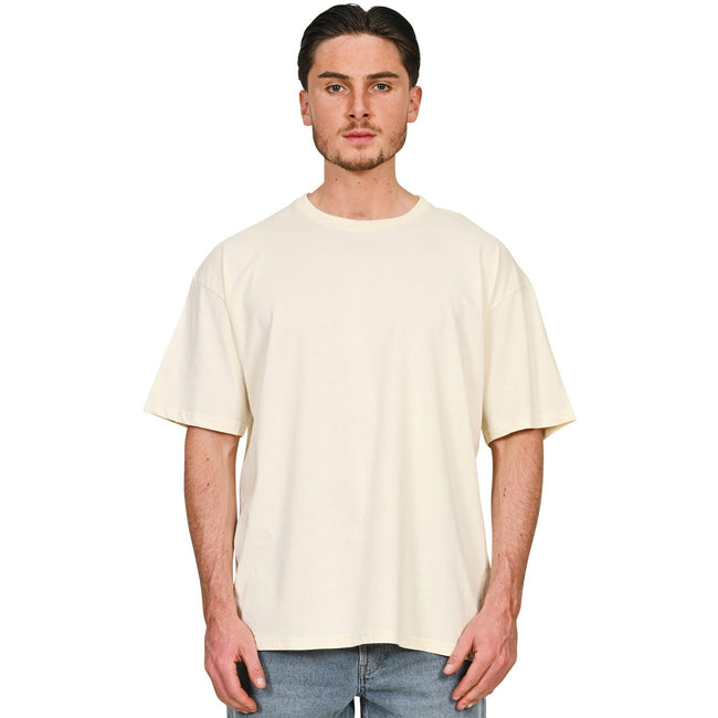 Ecru - Lifestyle - Casual Classics Unisex Adult Combed Ringspun Cotton Oversized T-Shirt