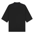 Black - Back - Casual Classics Unisex Adult Tall Oversized Half-Sleeved T-Shirt
