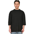 Black - Lifestyle - Casual Classics Unisex Adult Tall Oversized Half-Sleeved T-Shirt