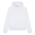 White - Front - Casual Classics Unisex Adult Premium Combed Cotton Tall Oversized Hoodie