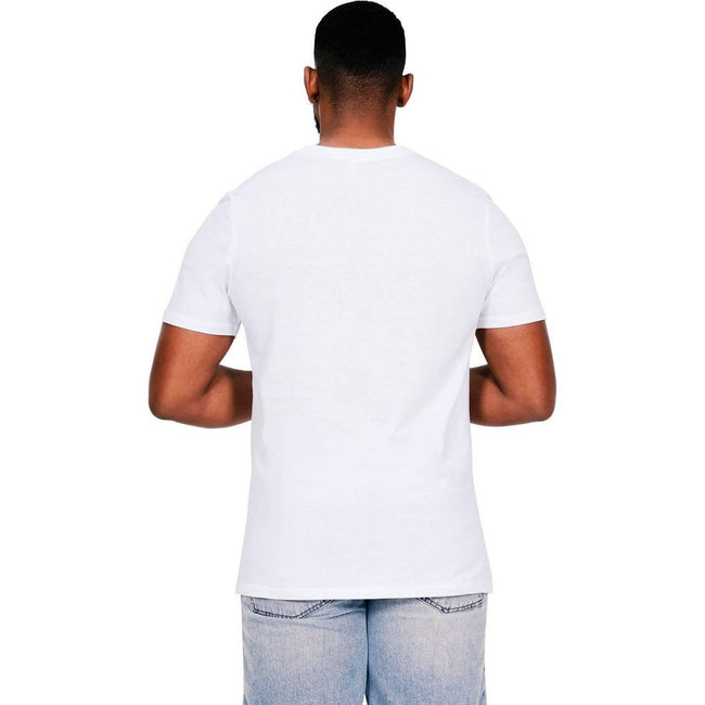 White - Back - Casual Classics Mens Muscles Combed Ringspun Cotton Tall T-Shirt