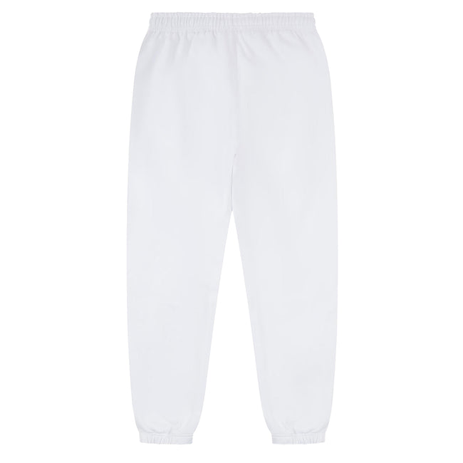 White - Back - Casual Classics Unisex Adult Premium Combed Cotton Oversized Jogging Bottoms