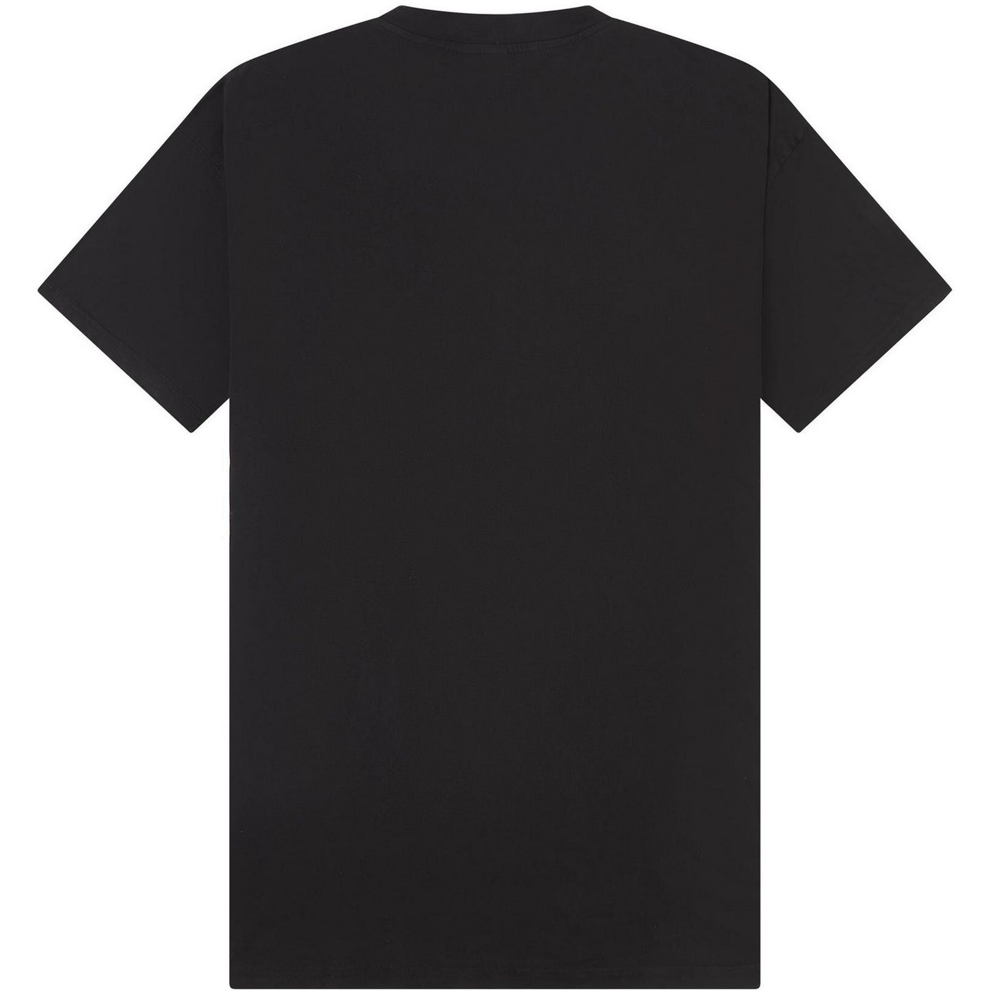 Acid Black - Back - Casual Classics Unisex Adult Acid Wash Combed Ringspun Cotton Extended Neckline Tall Oversized T-Shirt