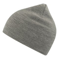 Light Grey Melange - Front - Atlantis Unisex Adult Holly Baseball Cap