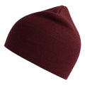 Burgundy Melange - Front - Atlantis Unisex Adult Holly Baseball Cap