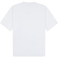 White - Back - Casual Classics Unisex Adult Interlock Combed Ringspun Cotton Extended Neckline Oversized T-Shirt
