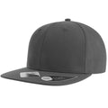 Dark Grey - Lifestyle - Atlantis Unisex Adult James 6 Panel Recycled Polyester Snapback Cap