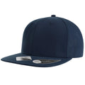 Navy - Lifestyle - Atlantis Unisex Adult James 6 Panel Recycled Polyester Snapback Cap