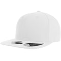 White - Lifestyle - Atlantis Unisex Adult James 6 Panel Recycled Polyester Snapback Cap
