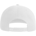 White - Back - Atlantis Unisex Adult James 6 Panel Recycled Polyester Snapback Cap