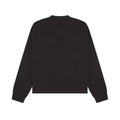 Black - Back - Casual Classics Unisex Adult Premium Extended Neckline Boxy Oversized Sweatshirt