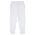 White - Front - Casual Classics Unisex Adult Premium Combed Cotton Jogging Bottoms