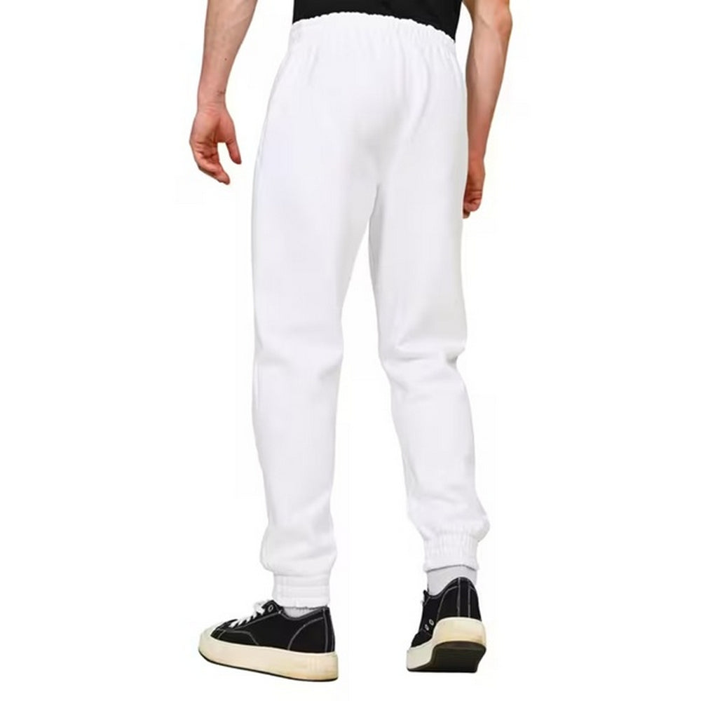 White - Lifestyle - Casual Classics Unisex Adult Premium Combed Cotton Jogging Bottoms