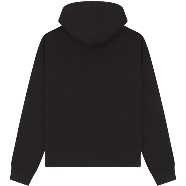 Black - Back - Casual Classics Unisex Adult Premium Boxy Oversized Full Zip Hoodie