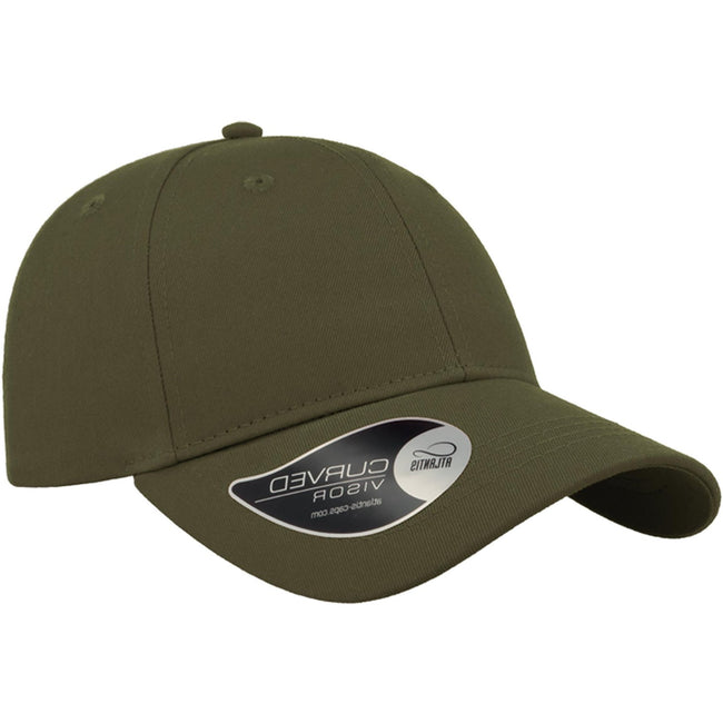 Olive - Front - Atlantis Unisex Adult Baseball Cap