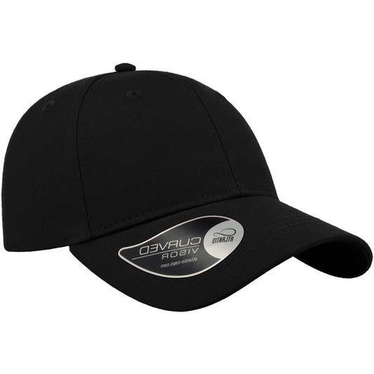 Black - Front - Atlantis Unisex Adult Baseball Cap