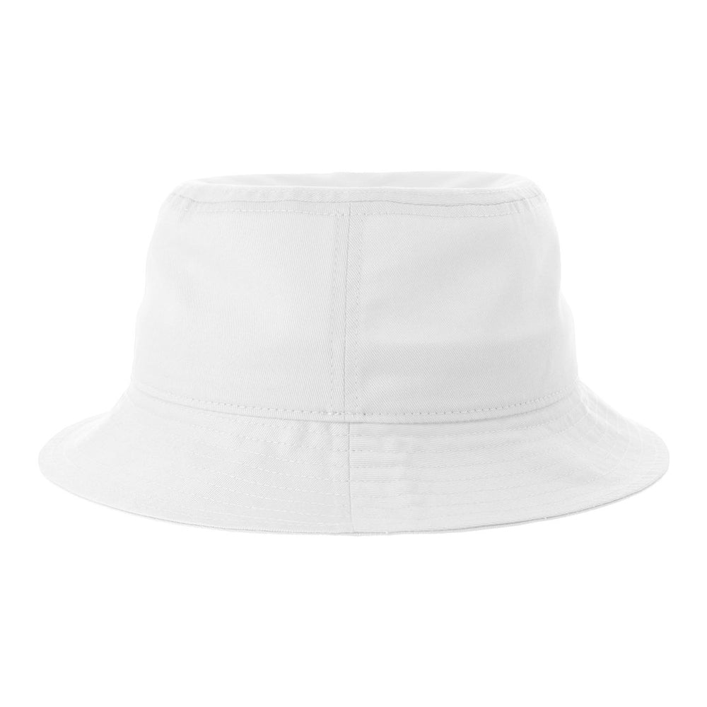 White - Back - Atlantis Headwear Unisex Adult Organic Cotton Unstructured Bucket Hat