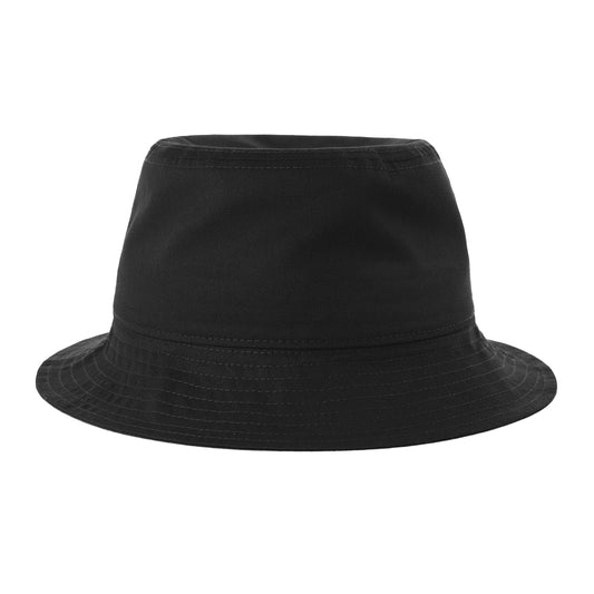 Black - Front - Atlantis Headwear Unisex Adult Organic Cotton Unstructured Bucket Hat