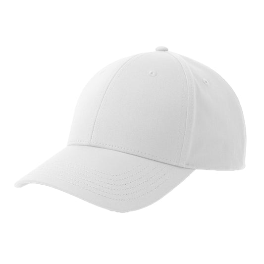 White - Front - Atlantis Headwear Bolt-S 6 Panel Stretch Structured Baseball Cap