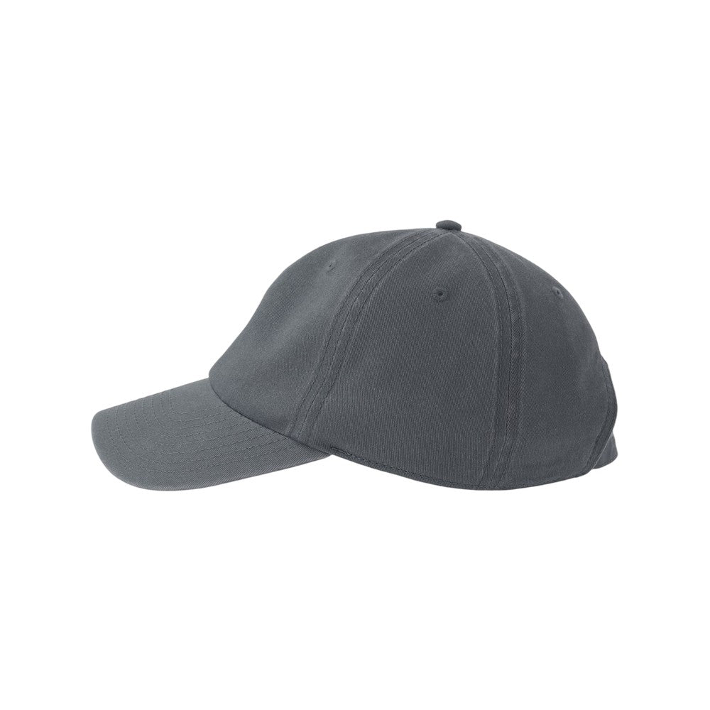 Burgundy - Close up - Atlantis Headwear Unisex Adult Digg-S 6 Panel Unstructured Baseball Cap