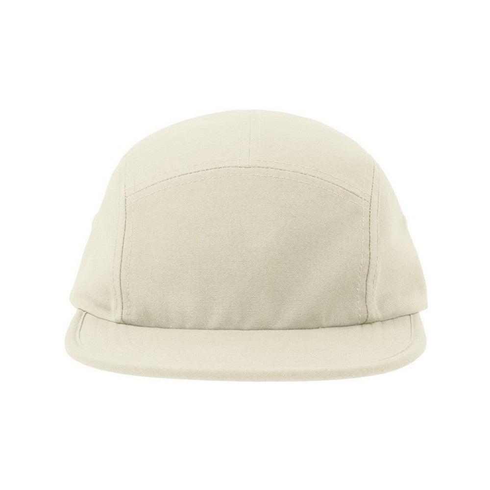 Off White - Side - Atlantis Unisex Adult Darwin Canvas Camper Cap