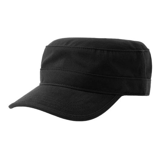 Black - Front - Atlantis Unisex Adult Tank S Curved Organic Unstructured Cap