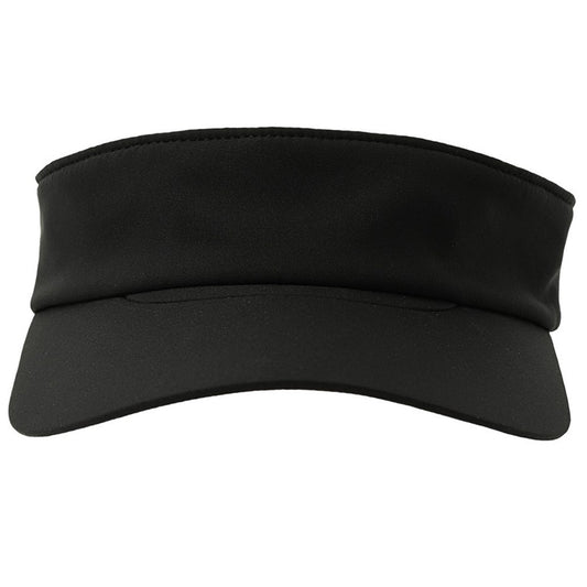 Black-Dark Grey - Front - Atlantis Unisex Adult Teide Recycled Visor