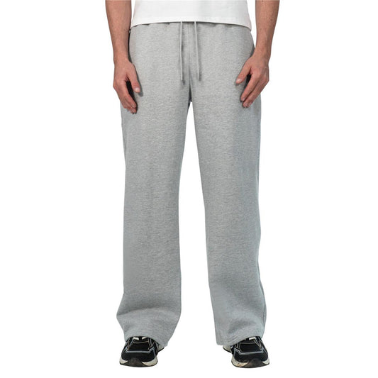 Ash Grey - Front - Casual Classics Unisex Adult Loose Fit Jogging Bottoms