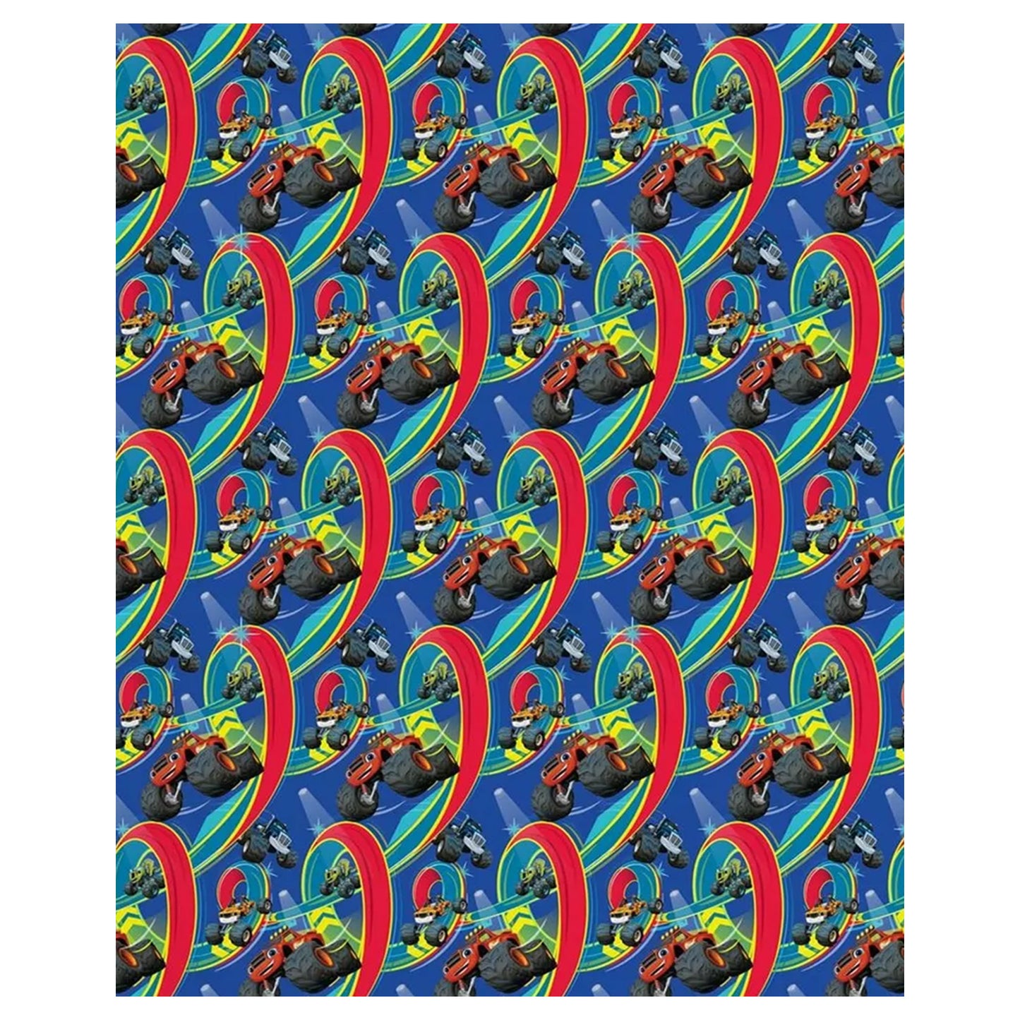 Blue-Red - Side - Blaze & The Monster Machines Blazing Duvet Cover Set