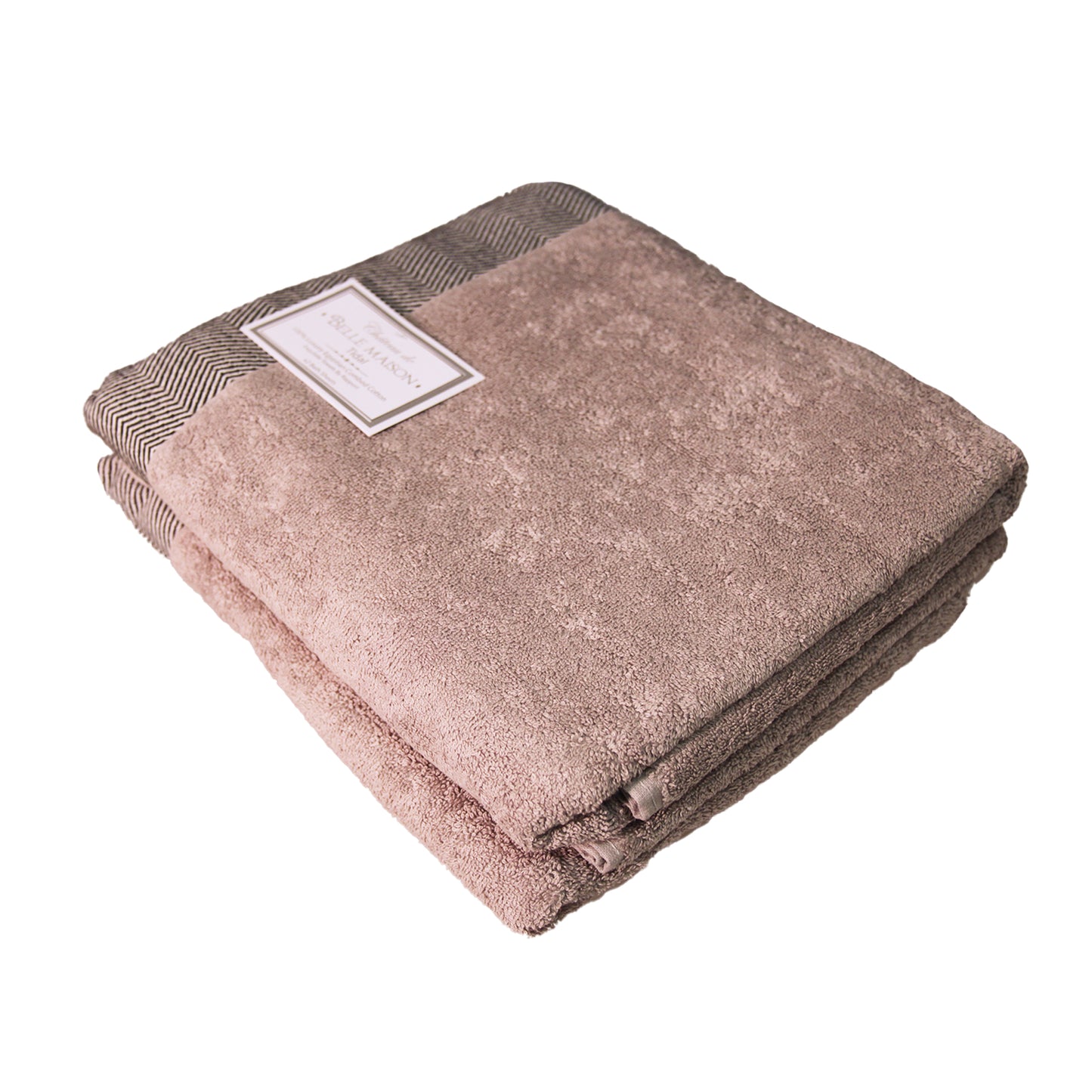 Natural - Side - Rapport Tidal Towel Bale Set (Pack of 2)