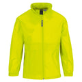 Ultra Yellow - Front - B&C Childrens Sirocco Lightweight Jacket - Childrens Jackets
